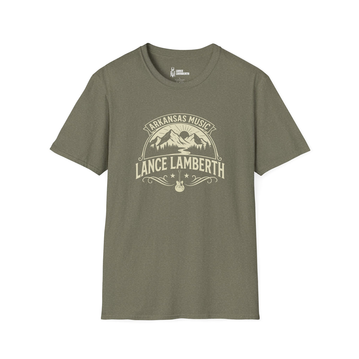 Lance Lamberth Arkansas Music Logo - T-Shirt | Mountain Logo Tee