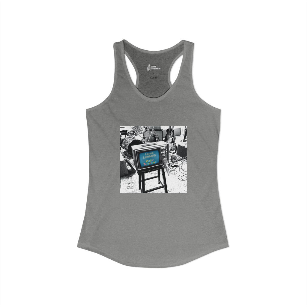 Lance Lamberth Color Television - Women's Ideal Racerback Tank