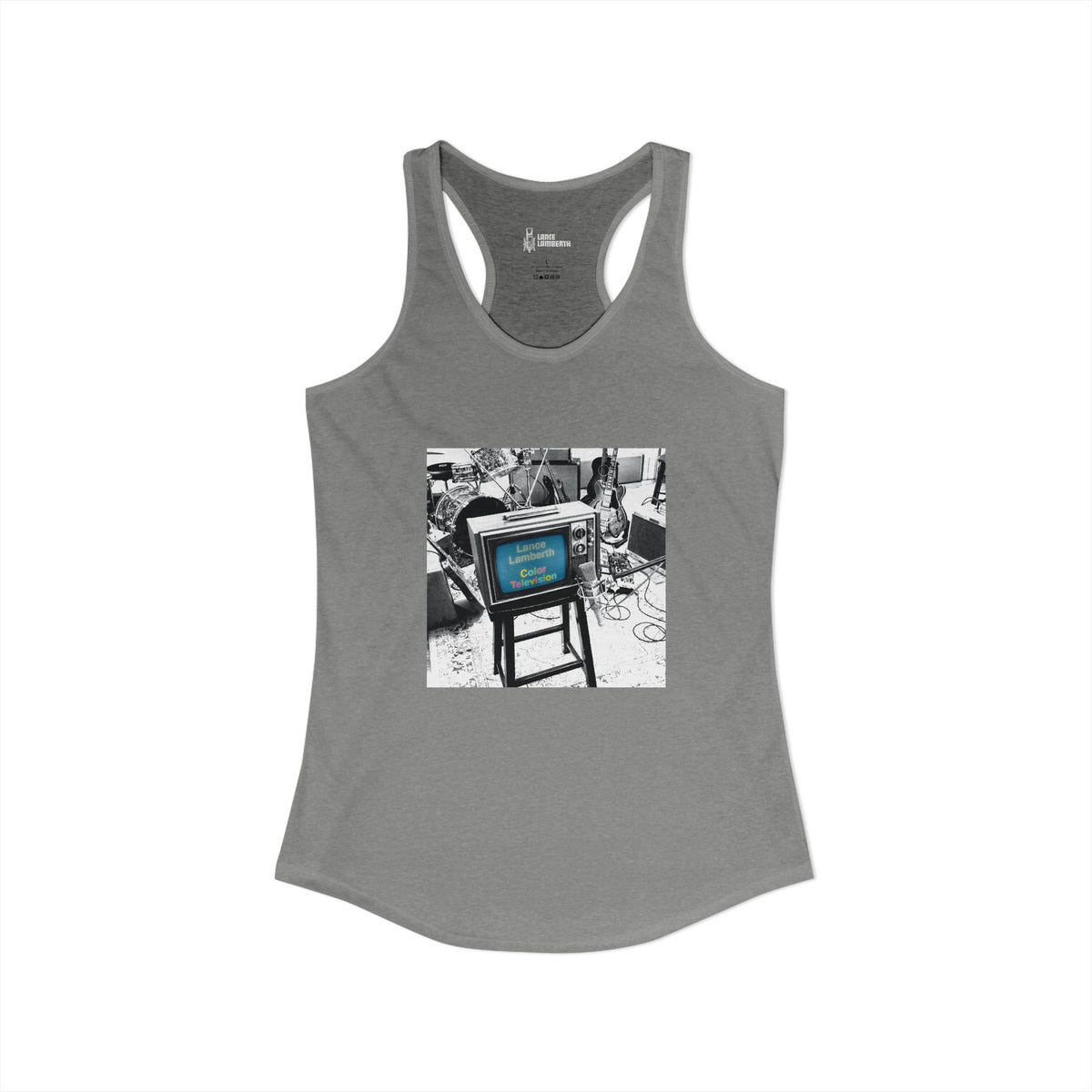 Lance Lamberth Color Television - Women's Ideal Racerback Tank
