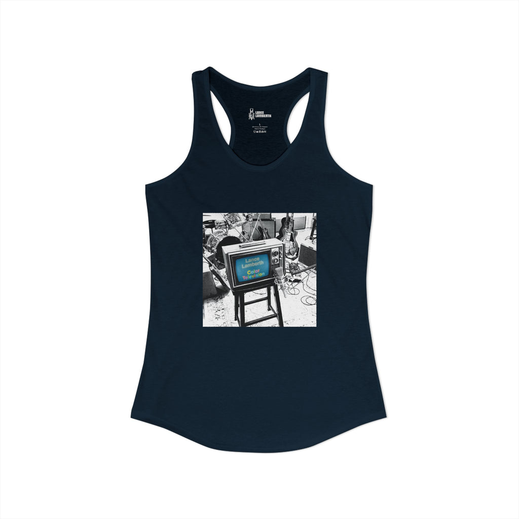 Lance Lamberth Color Television - Women's Ideal Racerback Tank
