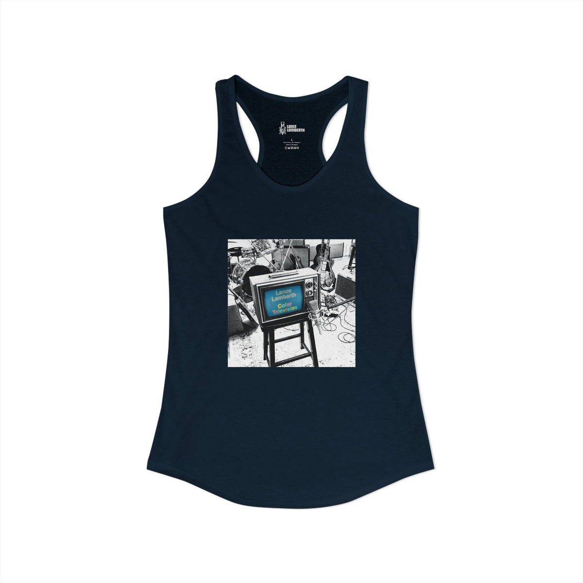Lance Lamberth Color Television - Women's Ideal Racerback Tank