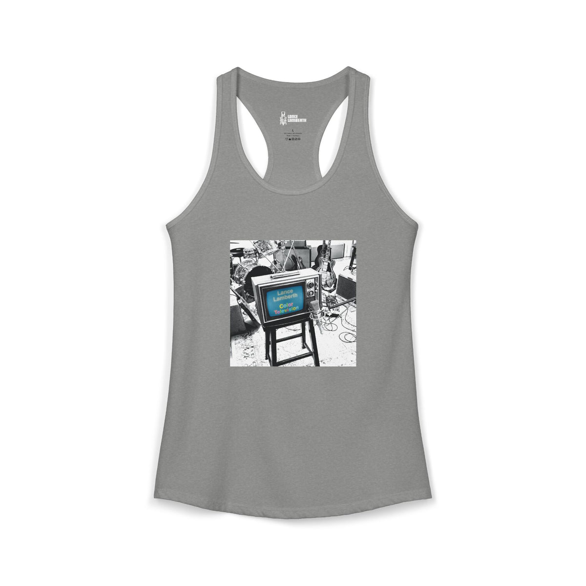 Lance Lamberth Color Television - Women's Ideal Racerback Tank
