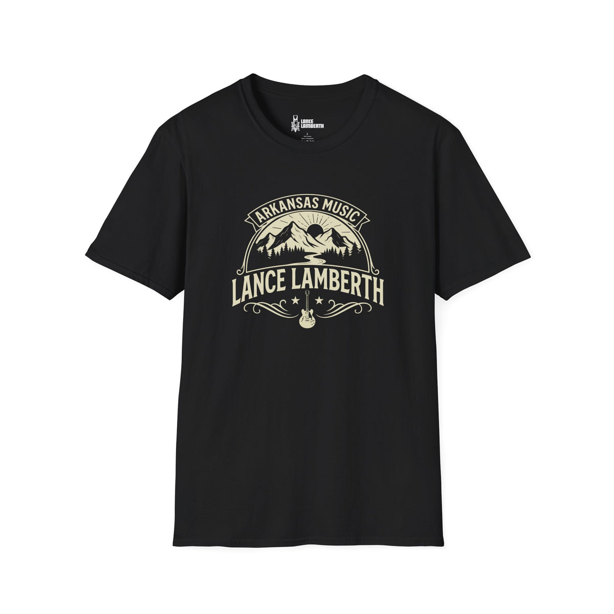 Lance Lamberth Arkansas Music Logo - T-Shirt | Mountain Logo Tee