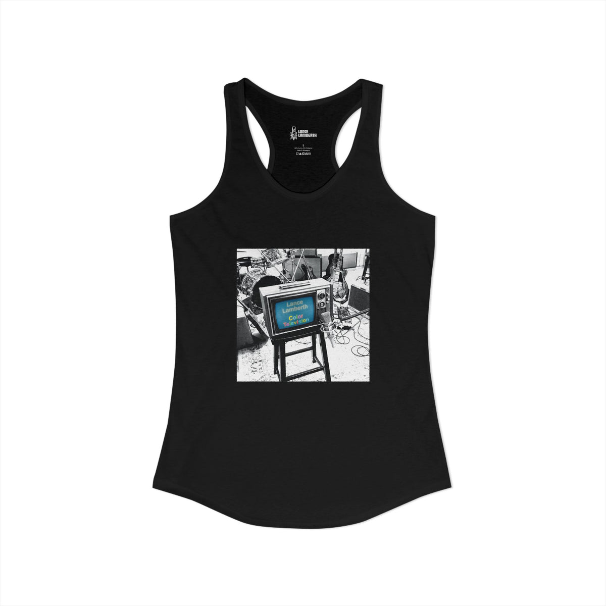 Lance Lamberth Color Television - Women's Ideal Racerback Tank